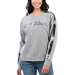 NHL Gray Los Angeles Kings G-III 4Her by Carl Banks Women's Penalty Box Pullover Sweatshirt