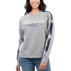 NHL Gray Nashville Predators G-III 4Her by Carl Banks Women's Penalty Box Pullover Sweatshirt