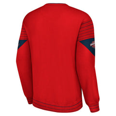 NHL Red Washington Capitals Starter Faceoff Pullover Sweatshirt