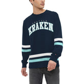 NHL Navy Seattle Kraken Tommy Hilfiger Nolan Long Sleeve T-Shirt