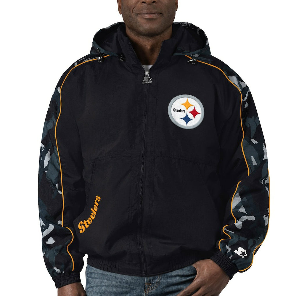Starter Thursday Night Gridiron Full-Zip Hoodie - Pittsburgh Steelers