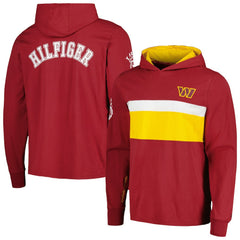 Tommy Hilfiger Morgan Long Sleeve Hoodie T-Shirt - Washington Commanders