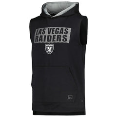 MSX by Michael Strahan Marathon Sleeveless Pullover Hoodie - Las Vegas Raiders
