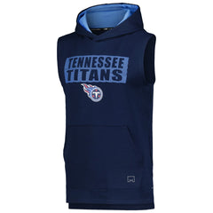 MSX by Michael Strahan Marathon Sleeveless Pullover Hoodie - Tennessee Titans