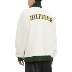 Tommy Hilfiger Jordan Sherpa Quarter-Zip Sweatshirt - Green Bay Packers