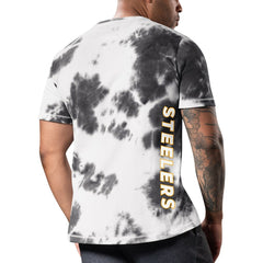 MSX by Michael Strahan Freestyle Tie-Dye T-Shirt - Pittsburgh Steelers