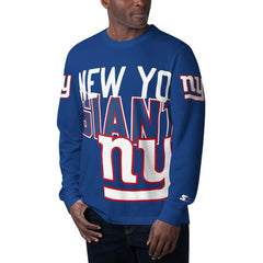 Starter Clutch Hit Long Sleeve T-Shirt - New York Giants
