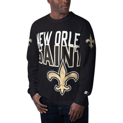 Starter Clutch Hit Long Sleeve T-Shirt - New Orleans Saints