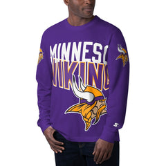 Starter Clutch Hit Long Sleeve T-Shirt - Minnesota Vikings