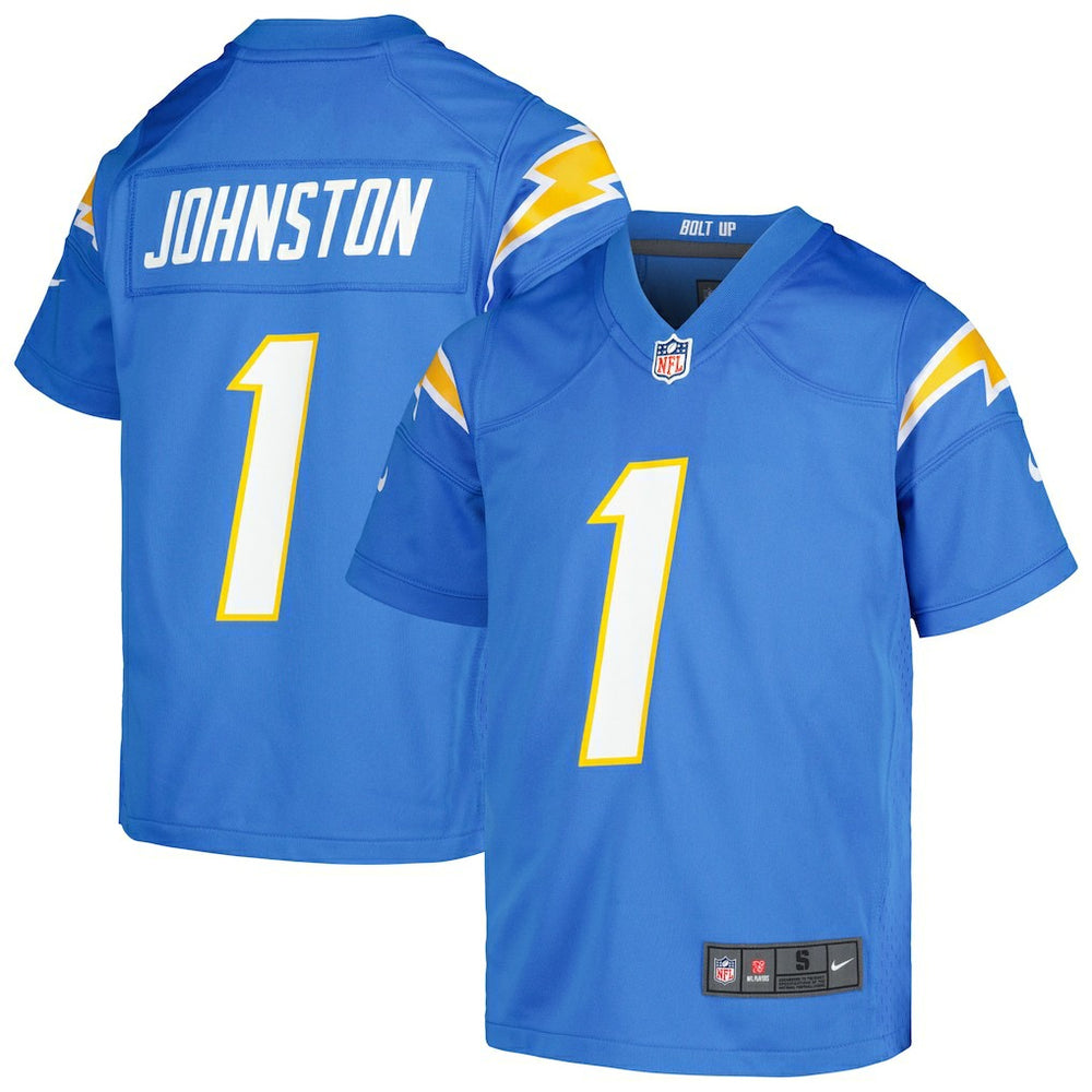 Quentin Johnston Youth Game Jersey - Los Angeles Chargers