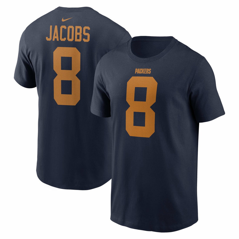 Josh Jacobs Player Name & Number T-Shirt - Green Bay Packers