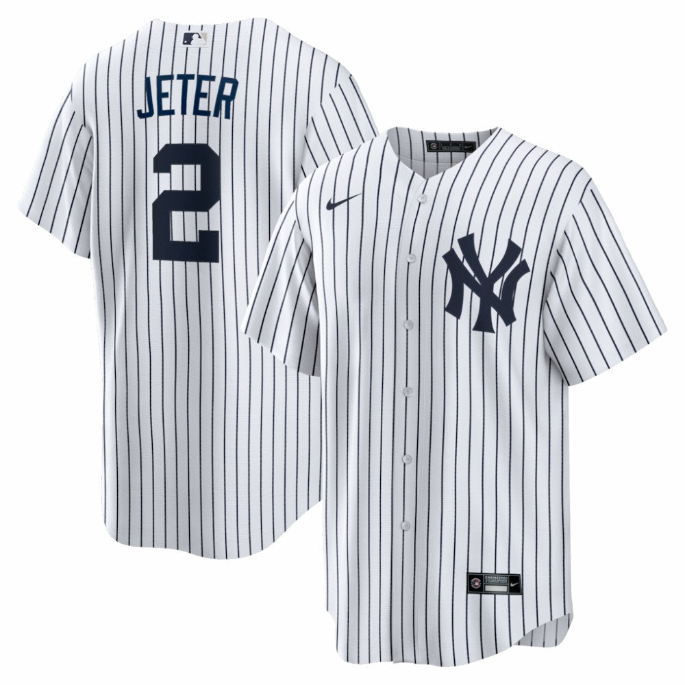 MLB Derek Jeter New York Yankees Nike Home Retired Player Replica Jersey