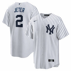 MLB Derek Jeter New York Yankees Nike Home Retired Player Replica Jersey