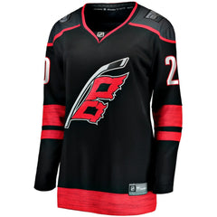 NHL Black Sebastian Aho Carolina Hurricanes Fanatics Women's Home Breakaway Player Jersey