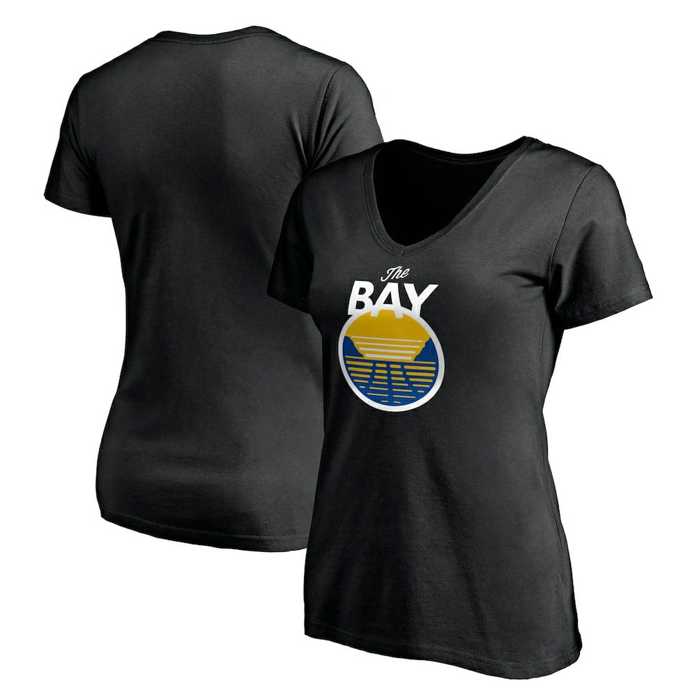 NBA Golden State Warriors Women's Primary Logo V-Neck T-Shirt sale