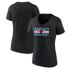 NBA Chicago Bulls Women's Hometown Collection Windy City V-Neck T-Shirt sale