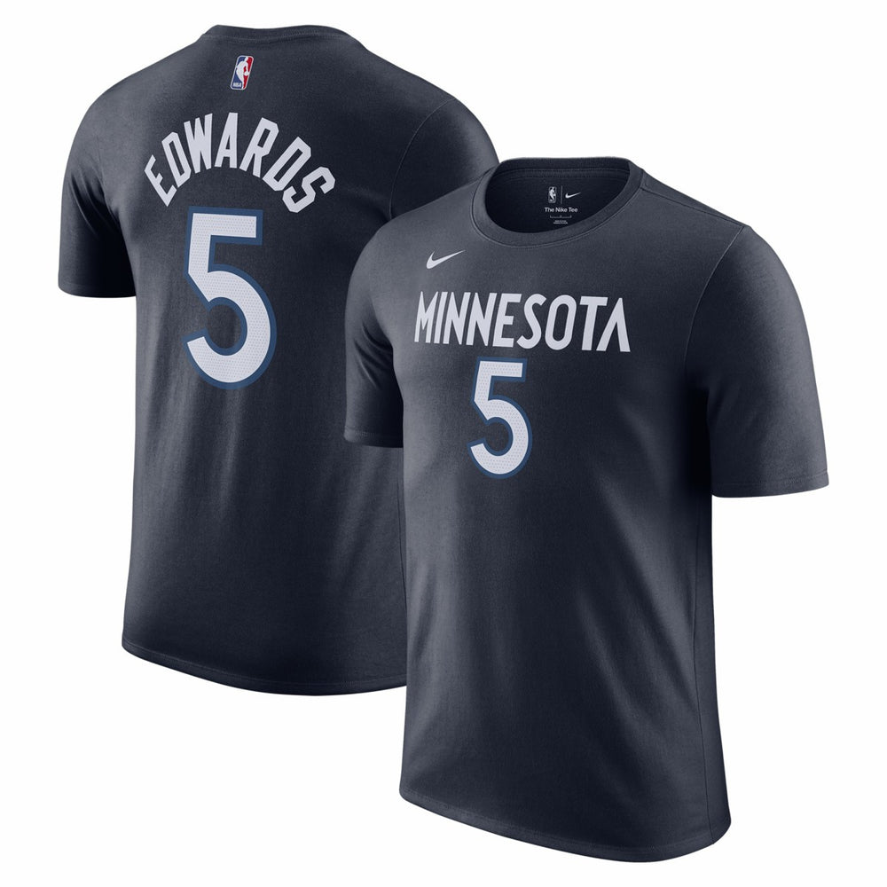 NBA Anthony Edwards Minnesota Timberwolves Icon 2022/23 Name & Number T-Shirt