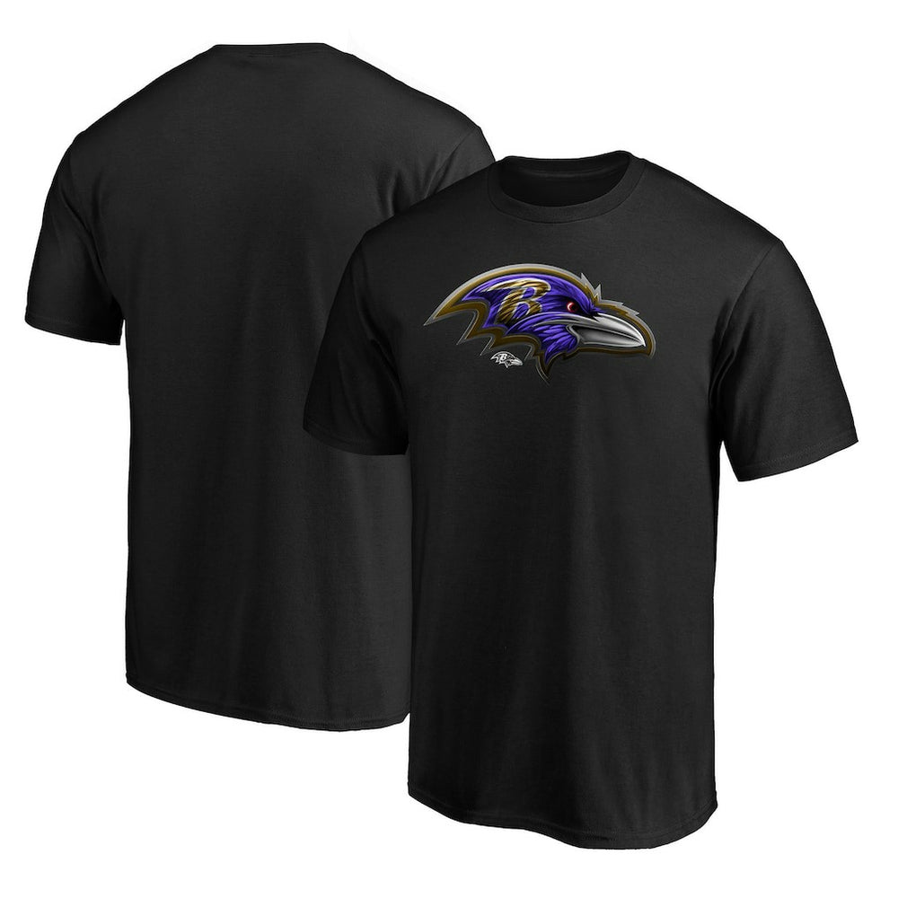 Midnight Mascot Team Logo T-Shirt - Baltimore Ravens