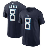 Will Levis Player Name & Number T-Shirt - Tennessee Titans