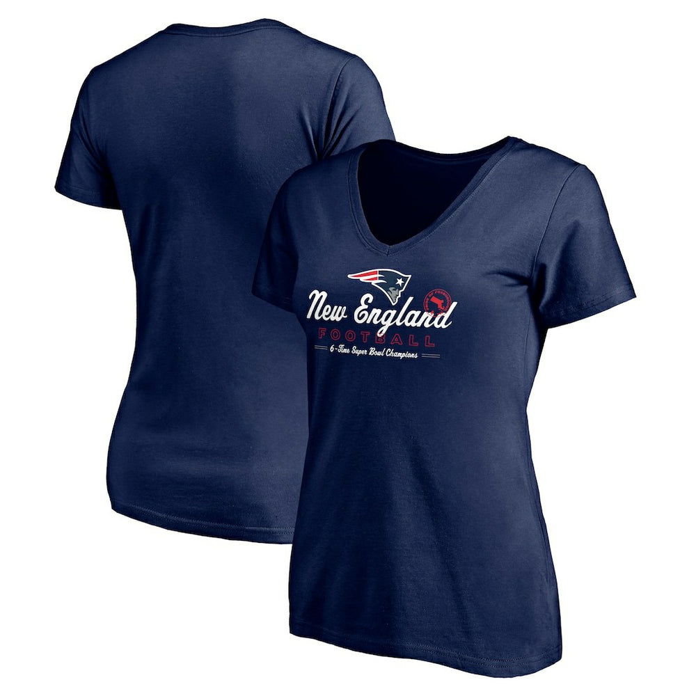 Women's Hometown Collection V-Neck T-Shirt - New England Patriots