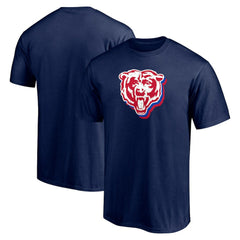 Red White and Team T-Shirt - Chicago Bears