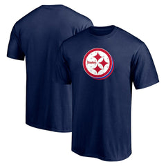 Red White and Team T-Shirt - Pittsburgh Steelers