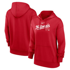 MLB Washington Nationals Nike Women's Authentic Collection Performance Pullover Hoodie