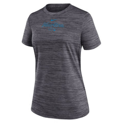 MLB Miami Marlins Nike Women's Authentic Collection Velocity Performance T-Shirt