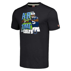 Anthony Richardson Sr. Homage Unisex Caricature Player Tri-Blend T-Shirt - Indianapolis Colts