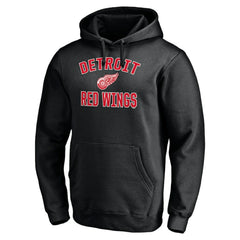 NHL Black Detroit Red Wings Victory Arch Pullover Hoodie