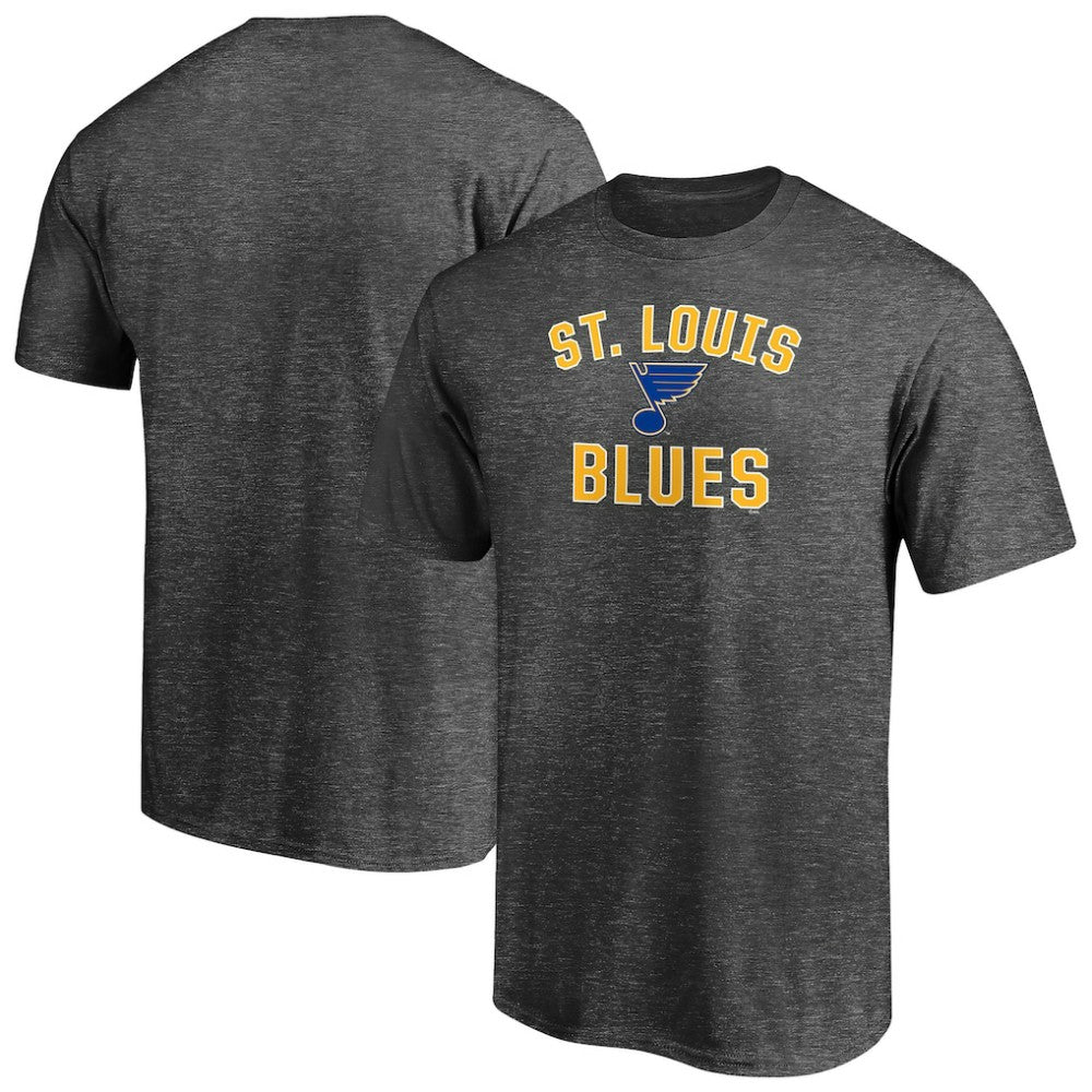 NHL Charcoal St. Louis Blues Victory Arch T-Shirt