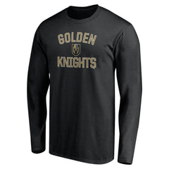 NHL Black Vegas Golden Knights Victory Arch Long Sleeve T-Shirt