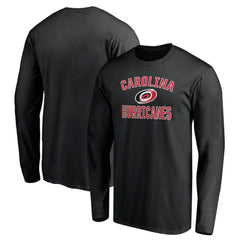 NHL Black Carolina Hurricanes Victory Arch Long Sleeve T-Shirt