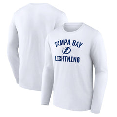 NHL White Tampa Bay Lightning Victory Arch Long Sleeve T-Shirt