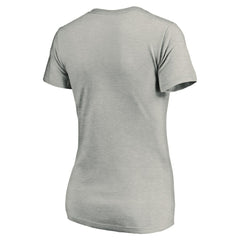 NHL Gray Seattle Kraken Women's Primary Logo V-Neck T-Shirt