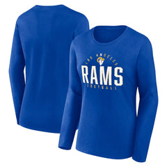 Women's Plus Size Foiled Play Long Sleeve T-Shirt - Los Angeles Rams