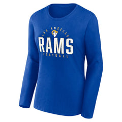Women's Plus Size Foiled Play Long Sleeve T-Shirt - Los Angeles Rams