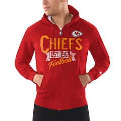 Starter Domestic Post Season Full-Zip Hoodie - Kansas City Chiefs