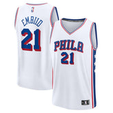 NBA Joel Embiid Philadelphia 76ers Fast Break Replica Player Jersey