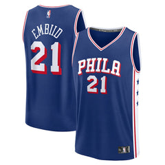 NBA Joel Embiid Philadelphia 76ers Fast Break Replica Jersey