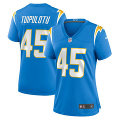 Tuli Tuipulotu Women's Team Game Jersey - Los Angeles Chargers