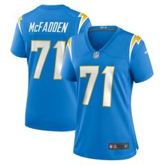 Jordan McFadden Women's Team Game Jersey - Los Angeles Chargers