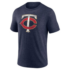 MLB Minnesota Twins Official Logo Tri-Blend T-Shirt