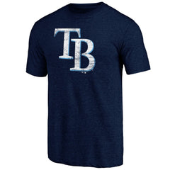 MLB Tampa Bay Rays Official Logo Tri-Blend T-Shirt