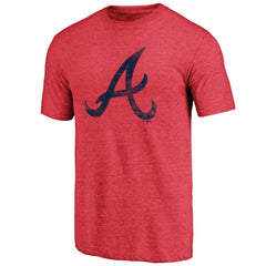 MLB Atlanta Braves Official Logo Tri-Blend T-Shirt