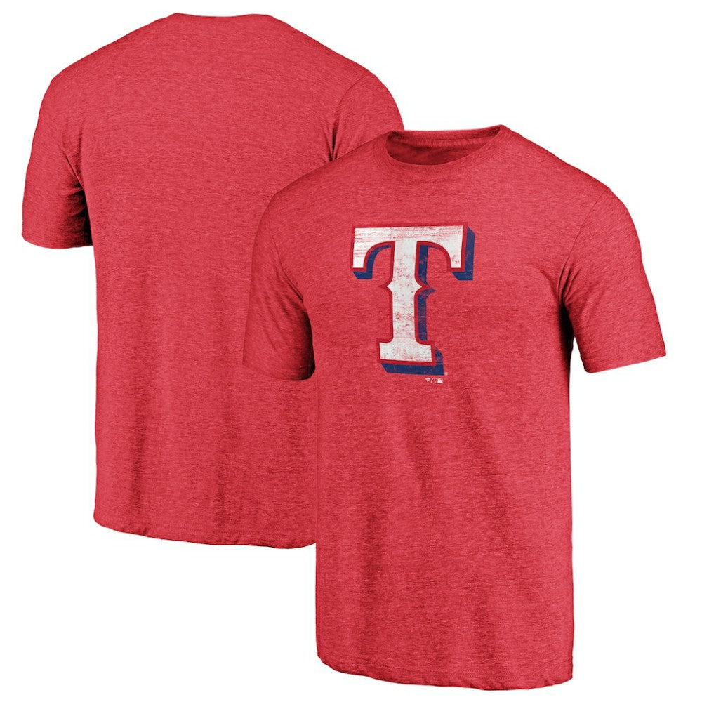 MLB Texas Rangers Official Logo Tri-Blend T-Shirt