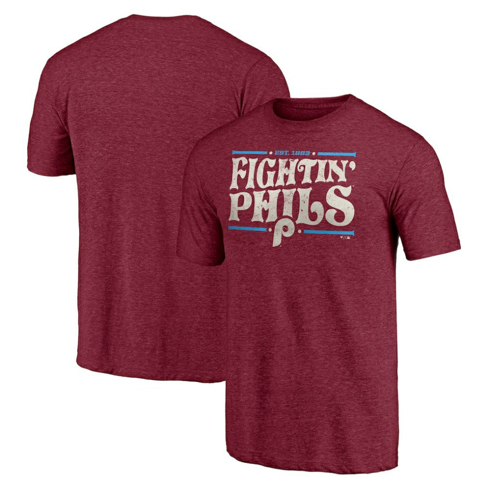 MLB Philadelphia Phillies Hometown Collection Fightin' Phils Tri-Blend T-Shirt