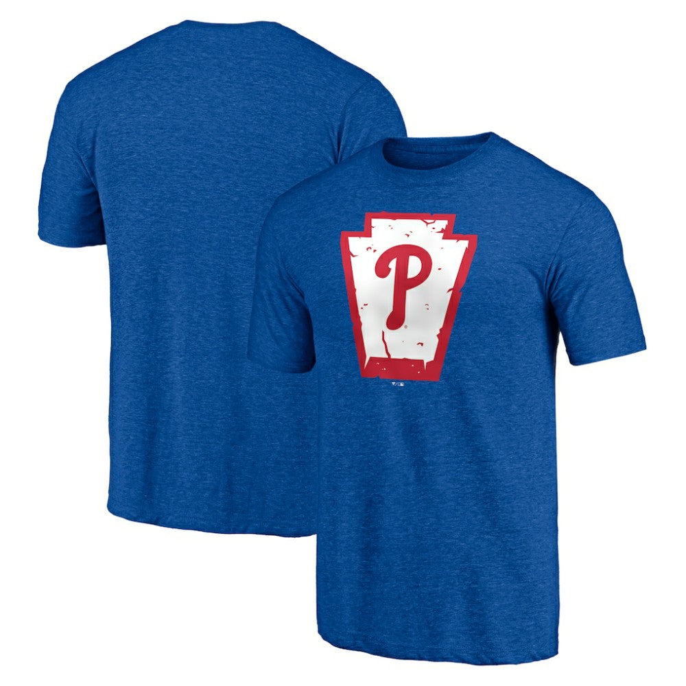 MLB Philadelphia Phillies Hometown Collection Keystone Tri-Blend T-Shirt