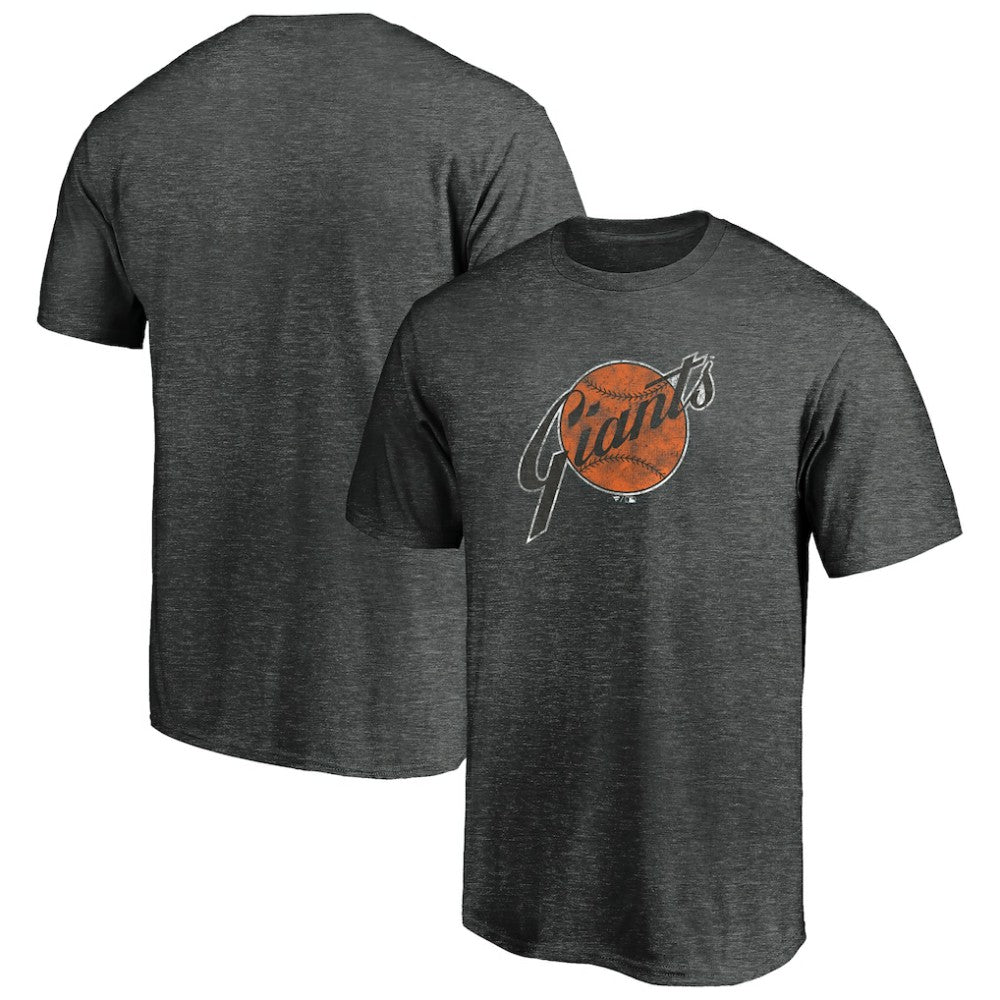 MLB San Francisco Giants Cooperstown Collection Throwback Logo Tri-Blend T-Shirt