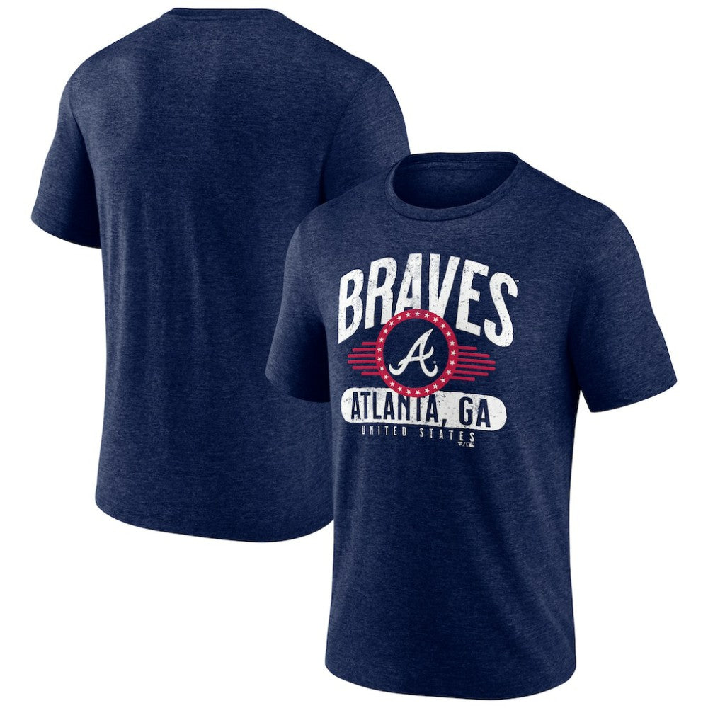 MLB Atlanta Braves Badge of Honor Tri-Blend T-Shirt